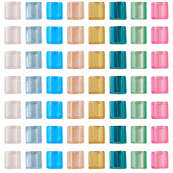 160Pcs 8 Colors 2-Hole Glass Seed Beads&nbsp;SEED-BT0001-01