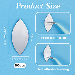 300Pcs Self-Adhesive Acrylic Mosaic Tiles&nbsp;DIY-OC0012-59B