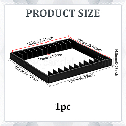 12 Grids Plastic CD Storage Racks&nbsp;AJEW-WH0643-111B