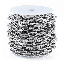 Alloy Oval Link Chains&nbsp;LCHA-N01-01