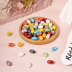 50Pcs 10 Styles Electroplate Glass Beads&nbsp;EGLA-TA0001-63