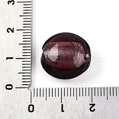 Handmade Silver Foil Glass Beads&nbsp;SLF15mmY-02