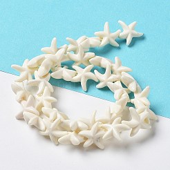Synthetic Turquoise Dyed Beads Strands&nbsp;G-A218-03