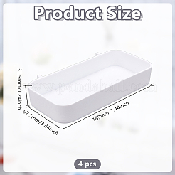 4Pcs Plastic Hanging Trays for Mesh Display&nbsp;AJEW-GO0004-51