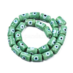 Handmade Evil Eye Lampwork Beads&nbsp;LAMP-N029-013F