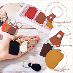 24Pcs 12 Styles Alloy Blanks Keychains&nbsp;AJEW-TA0002-04