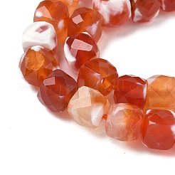 Natural Fire Crackle Agate Beads Strands&nbsp;G-H078-C49-6mm-04