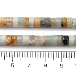 Natural Flower Amazonite Beads Strands&nbsp;G-Z006-C49