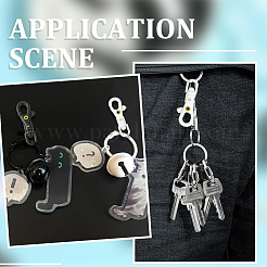 32Pcs 2 Colors POM Plastic Swivel Clasps&nbsp;FIND-SC0017-04