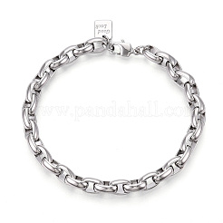 Brass Chain Bracelets&nbsp;BJEW-N032-05P