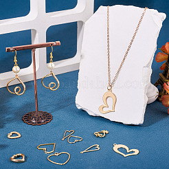 20Pcs 10 Styles Brass Pendants&nbsp;KK-TA0002-51