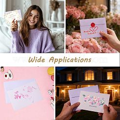 120Pcs Blank Paper Greeting Card with 120Pcs Envelope&nbsp;DIY-CO0001-21A