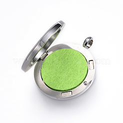 316 Surgical Stainless Steel Diffuser Locket Pendants&nbsp;STAS-P102-067C