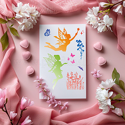 Flower PVC Stamps&nbsp;DIY-WH0582-0038