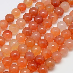 Natural Carnelian Beads Strands&nbsp;G-N0006-12mm-17