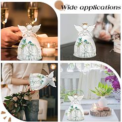 Glass Praying Angel Cover&nbsp;DJEW-WH0038-52