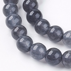 Natural Jade Bead Strands&nbsp;G-R165-8mm-12