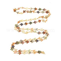 Ion Plating(IP) Autumn Theme 304 Stainless Steel Mushroom Link Chains&nbsp;STAS-N092-122