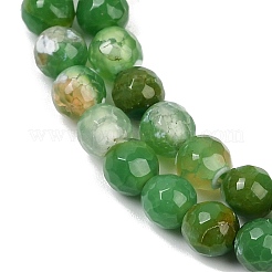 Natural Fire Crackle Agate Beads Strands&nbsp;G-C082-A01-51