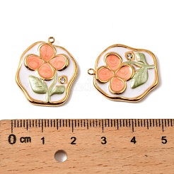 304 Stainless Steel Enamel Pendants&nbsp;STAS-Z145-08G-02