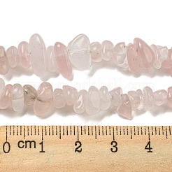 Natural Rose Quartz Chips Beads Strands&nbsp;F007-3