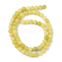 Natural Lemon Jade Beads Strands&nbsp;G-G0003-C02-C