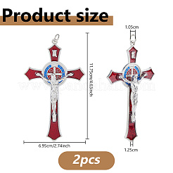 Zinc Alloy Enamel Big Pendants&nbsp;FIND-WH0367-706A