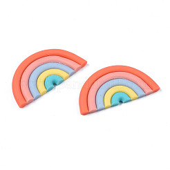 Handmade Polymer Clay Cabochons&nbsp;CLAY-N010-030-06
