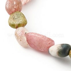 Natural Tourmaline Beaded Stretch Bracelets for Kids&nbsp;BJEW-JB06250-03