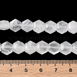 Natural Quartz Crystal Beads Strands&nbsp;G-G463-A13-8x9mm