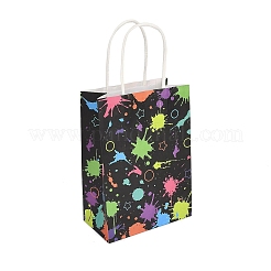 Paint Splatter Paper Gift Bags with Handles&nbsp;TH-CBA170C-02