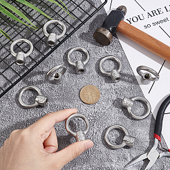 10Pcs 304 Stainless Steel Lifting Eye Nuts&nbsp;FIND-UN0001-75B
