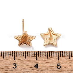 Brass Stud Earrings&nbsp;EJEW-D288-09G