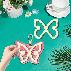 6Pcs 3 Style Wood Hoop Rings Macrame for DIY Craft Making&nbsp;DIY-WH0545-002