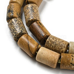 Natural Picture Jasper Beads Strands&nbsp;G-Q1008-A11