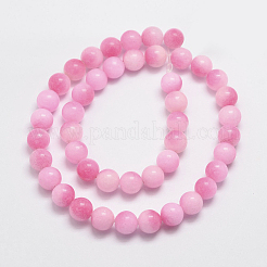 Natural Malaysia Jade Bead Strands&nbsp;G-A146-6mm-C04
