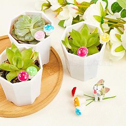 Artificial Plant Foam Colored Mushrooms&nbsp;AJEW-GA0001-27