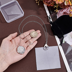 Brass Locket Pocket Watch Chains&nbsp;HJEW-PH02530