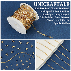 316L Surgical Stainless Steel Chains&nbsp;DIY-UN0006-35A