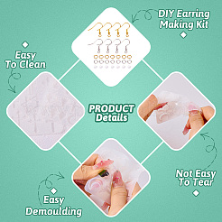 DIY Dangle Earings Making Kits&nbsp;DIY-TA0012-35