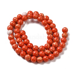 Synthetic Imperial Jasper Beads Strands&nbsp;G-I199-35-6mm-D
