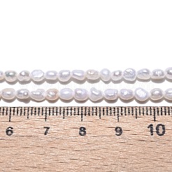 Natural Cultured Freshwater Pearl Beads Strands&nbsp;PEAR-N014-03E