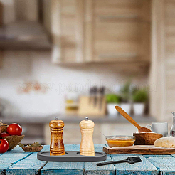 1Pc Wood Pepper Grinder Holder&nbsp;AJEW-GF0009-06