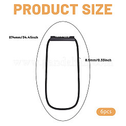 ABS & Polyester Latex Heavy Duty Storage Straps&nbsp;AJEW-WH0596-858A