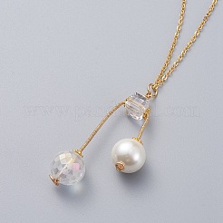 Pendant Necklaces and Ear Studs Jewelry Sets&nbsp;SJEW-JS01064