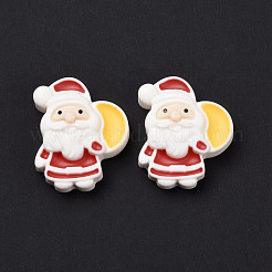 Christmas Theme Opaque Resin Cabochons&nbsp;RESI-G029-A10