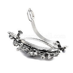 Flower Alloy Rhinestone Hair Barrettes&nbsp;LS-PHAR-S604-01AS-04