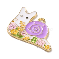 Alloy Enamel Pendants&nbsp;ENAM-R147-06G