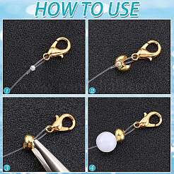 600Pcs 3 Styles Brass Crimp Beads Covers&nbsp;KK-SP0001-91B