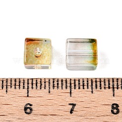 Baking Paint Transparent Glass Beads&nbsp;DGLA-N005-01A-01